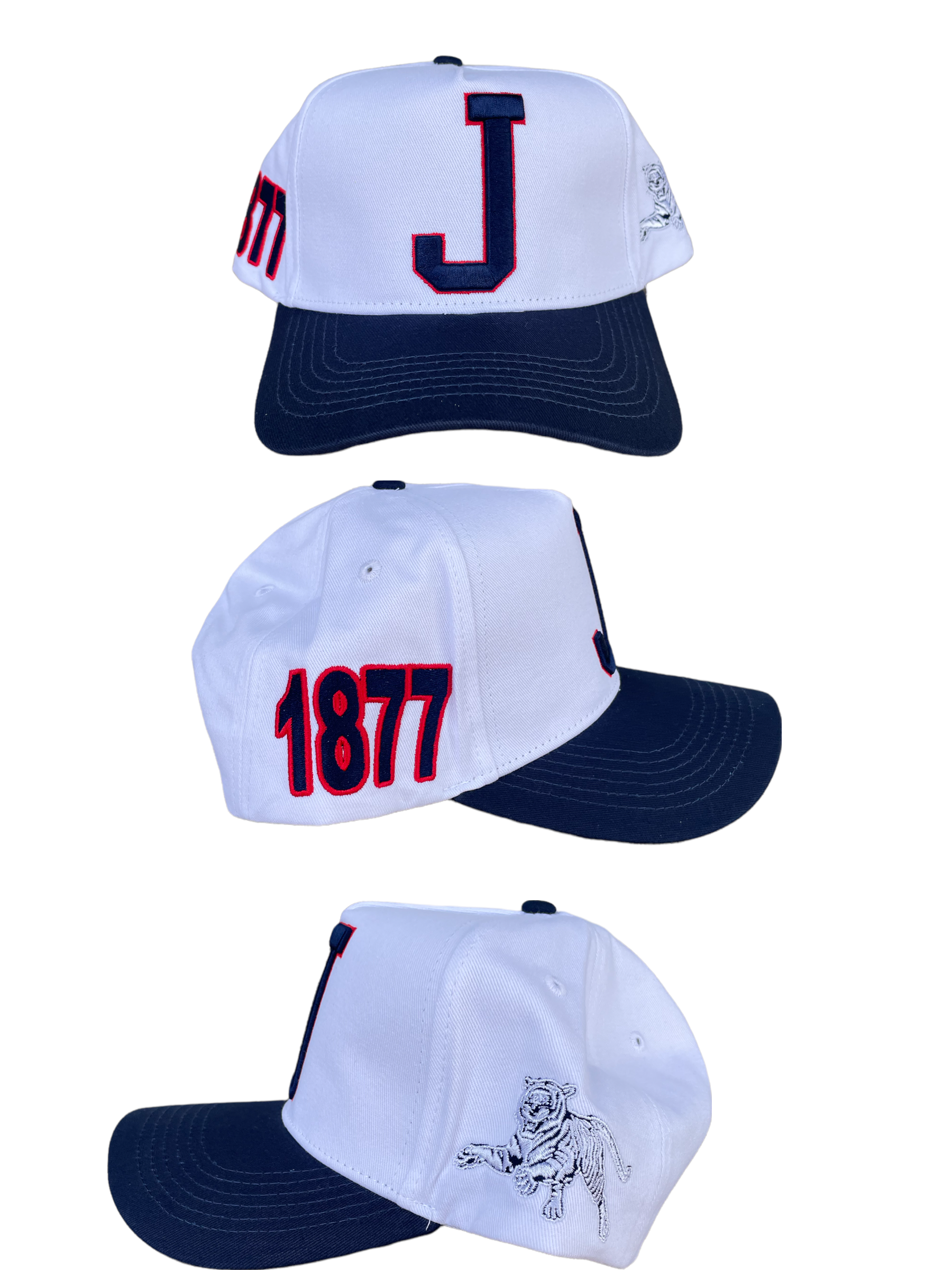 JACKSON STATE UNIVERSITY TRUCKER HATS NEW SCRIPT RED