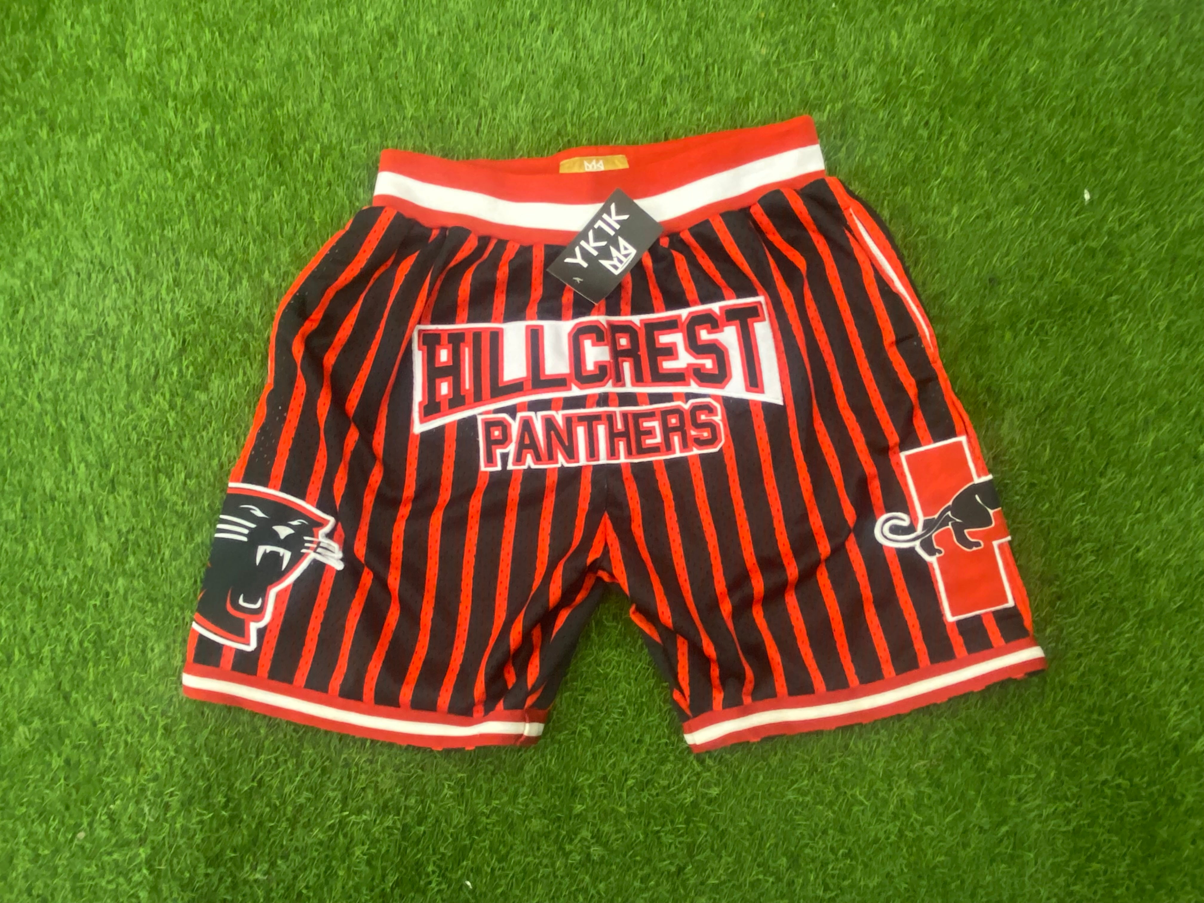 HILLCREST Black with Red Pinstripes