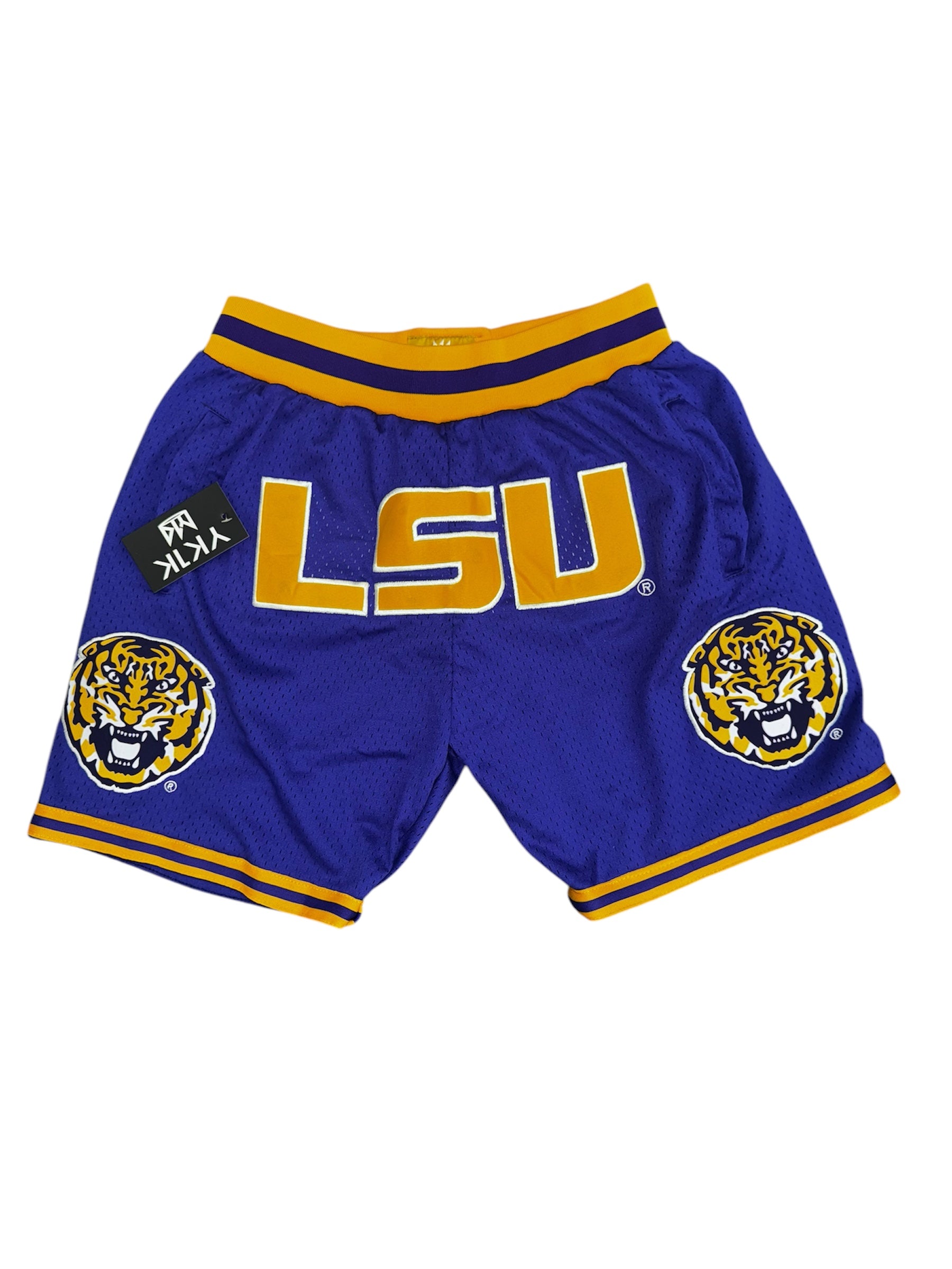 PURPLE LSU BASKETBALL SHORTS