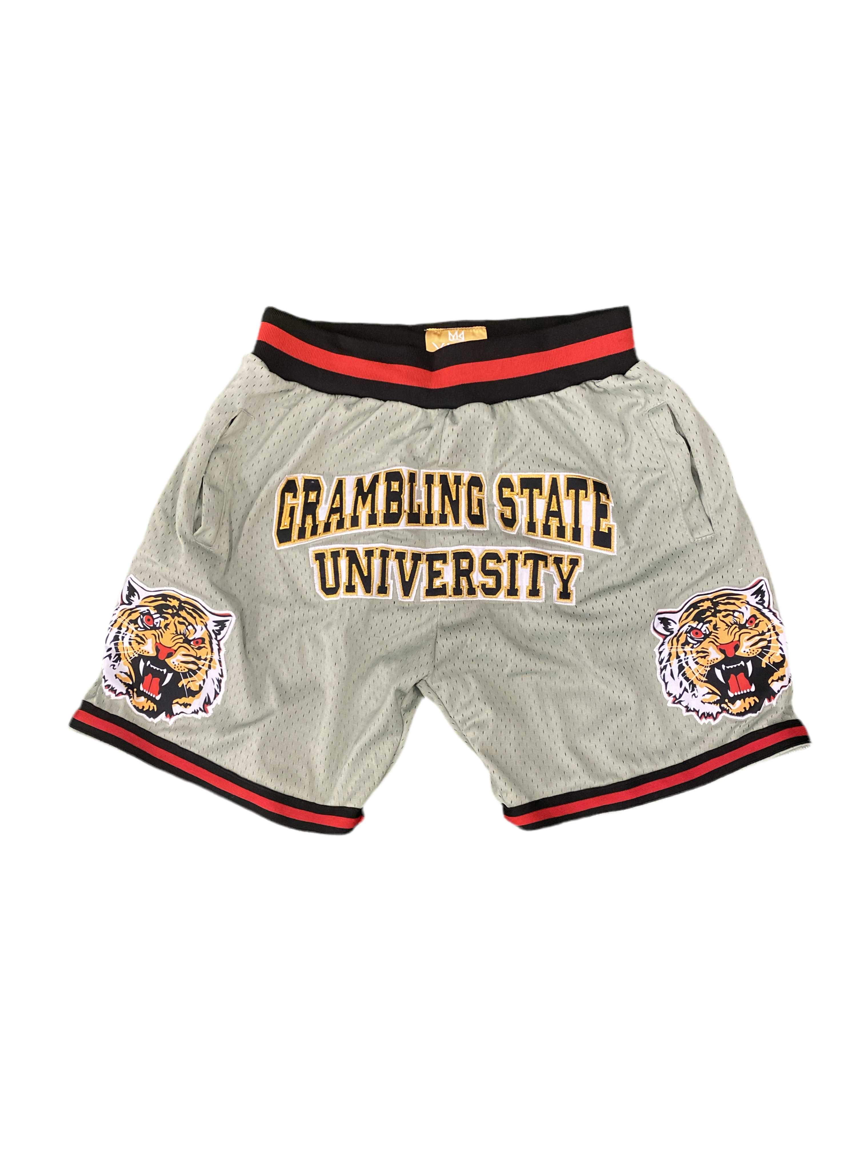 GRAMBLING STATE UNIVERSITY BASKETBALL SHORTS GREY