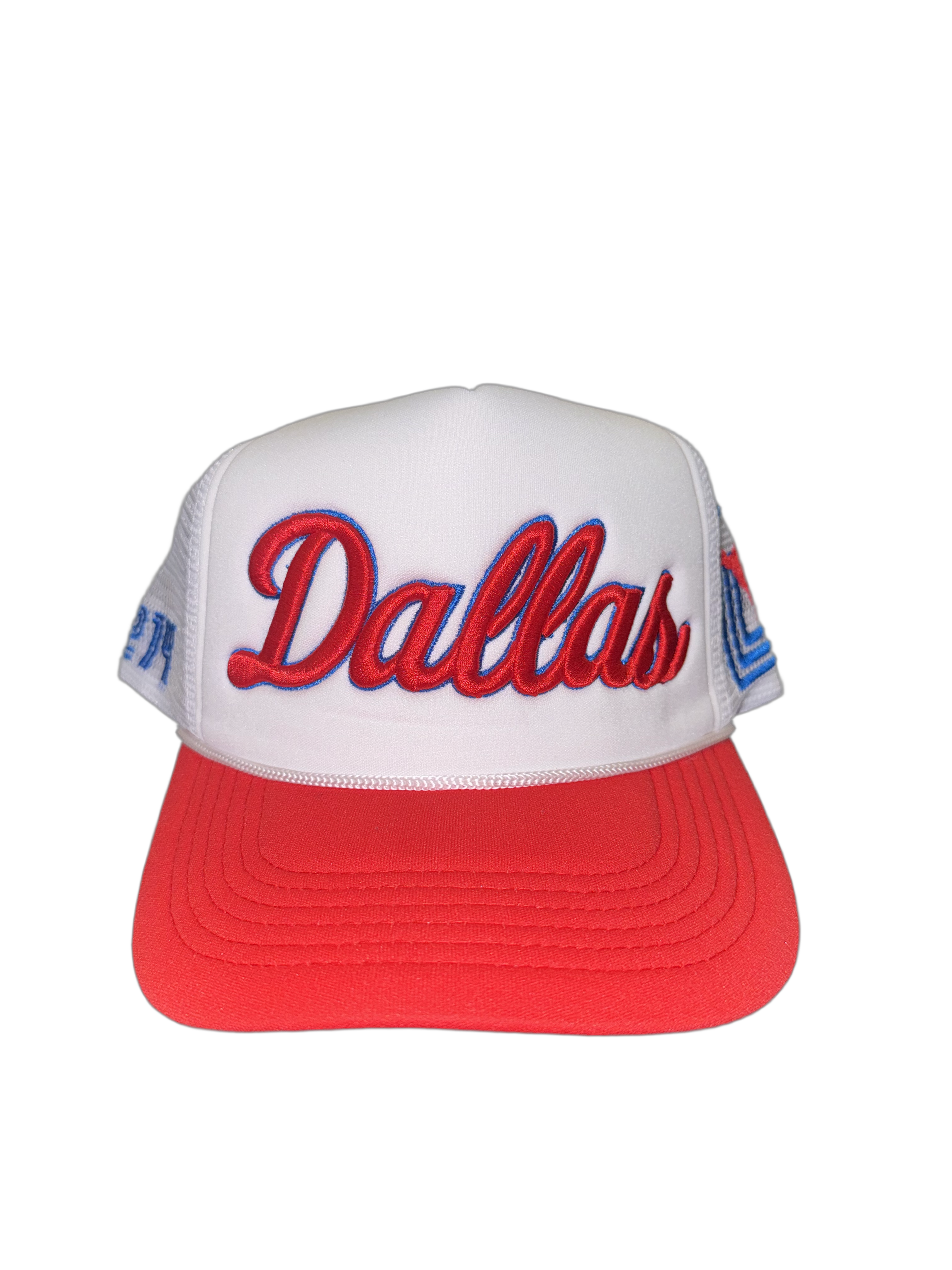 SMU TRUCKER HATS WHITE 214