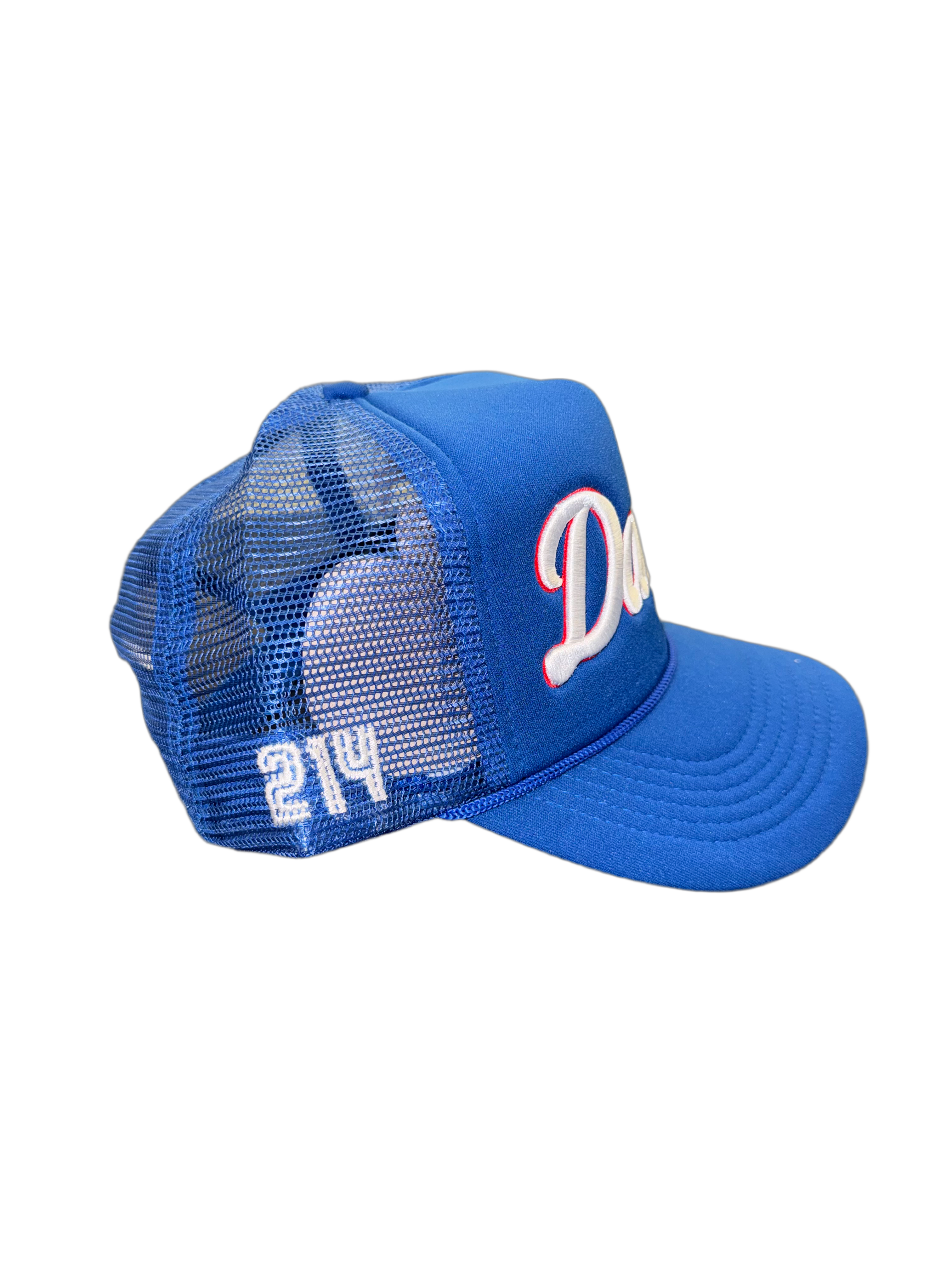 SMU TRUCKER HATS Blue  214