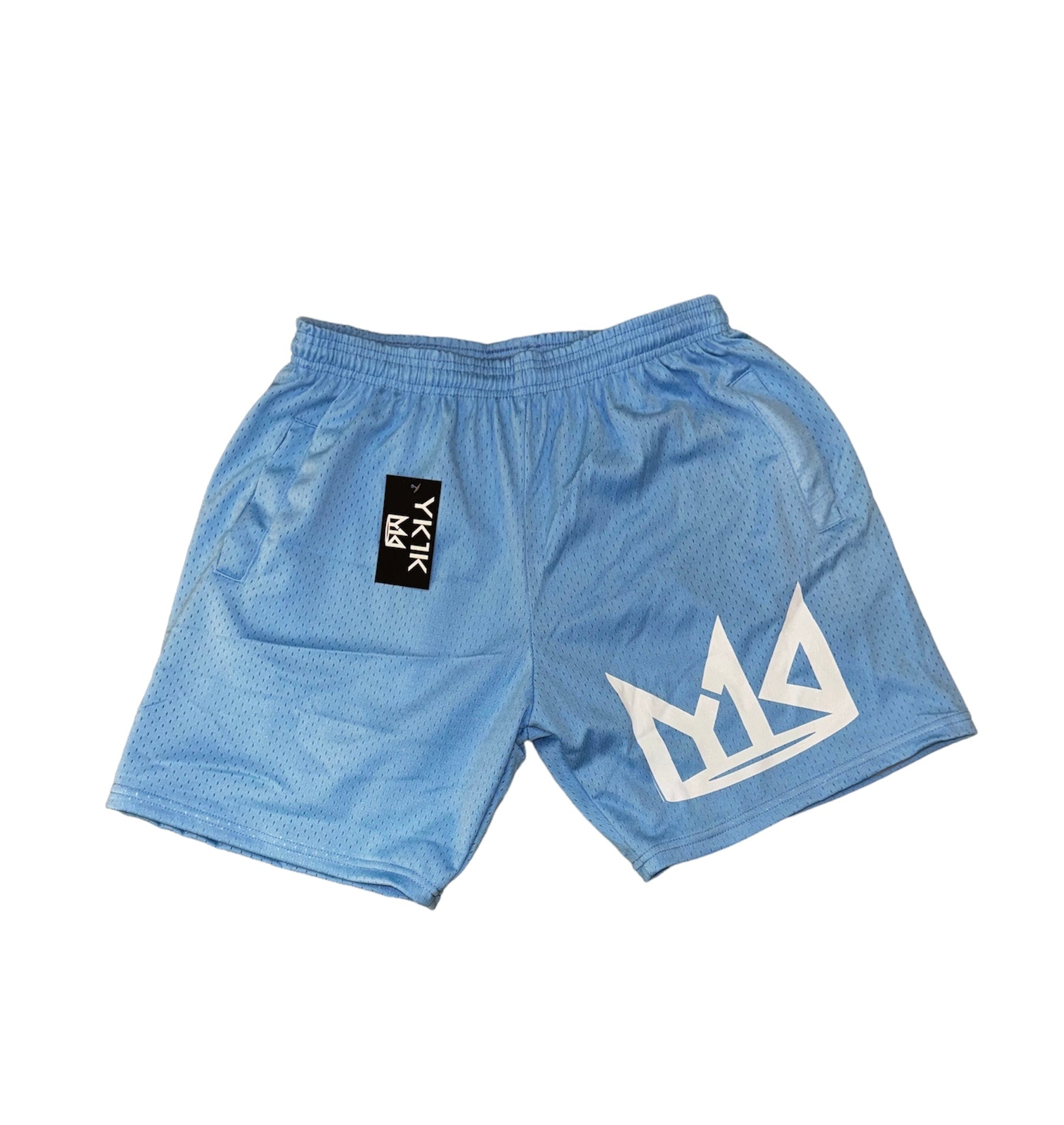King Daddy Crown Basketball Shorts Baby Blue