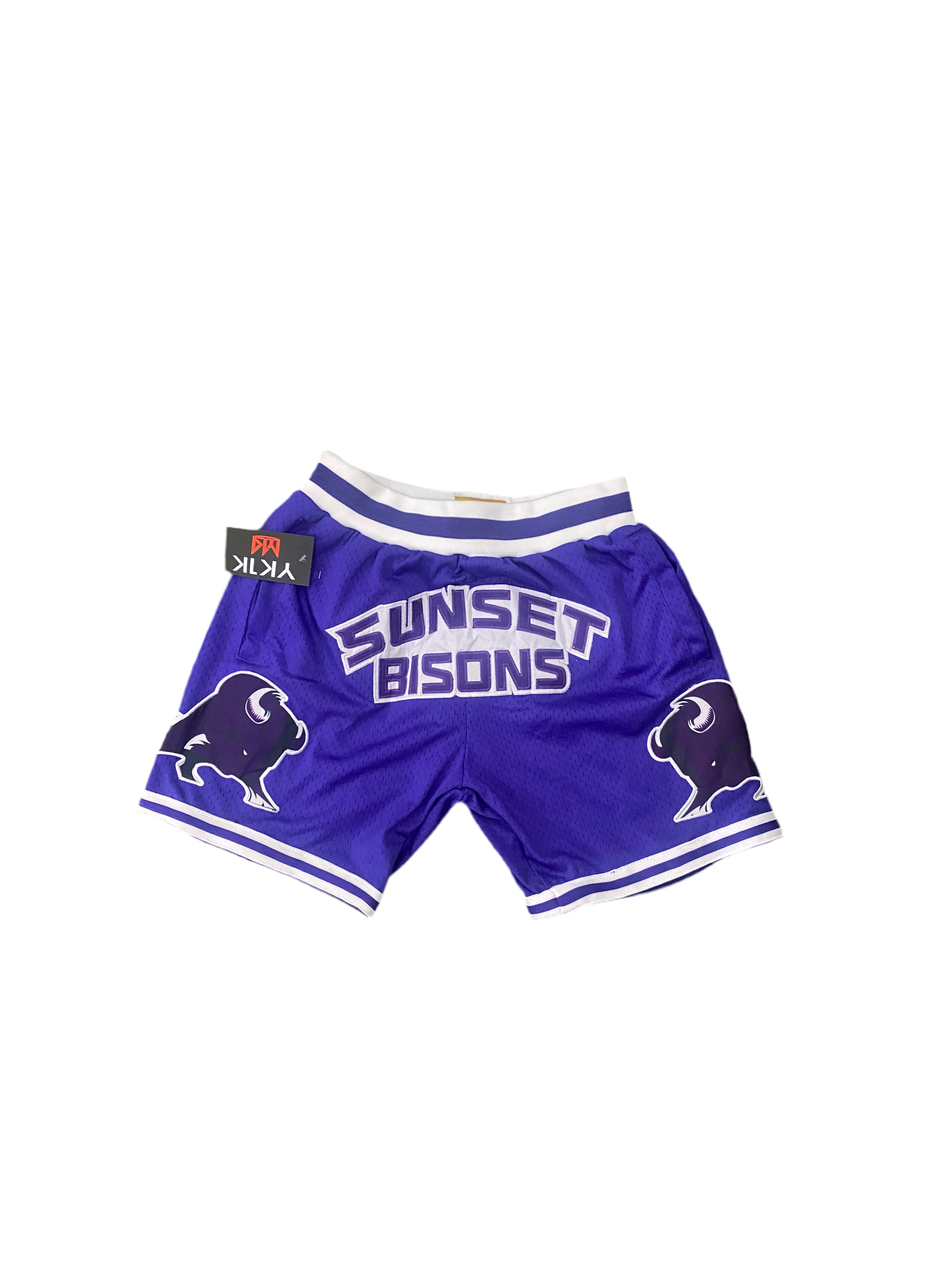 SUNSET HIGH SCHOOL BASKETBALL SHORTS PURPLE