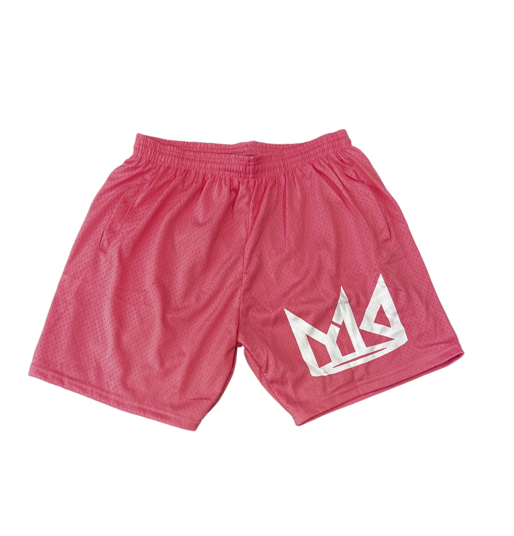 King Daddy Crown Basketball Shorts Pink