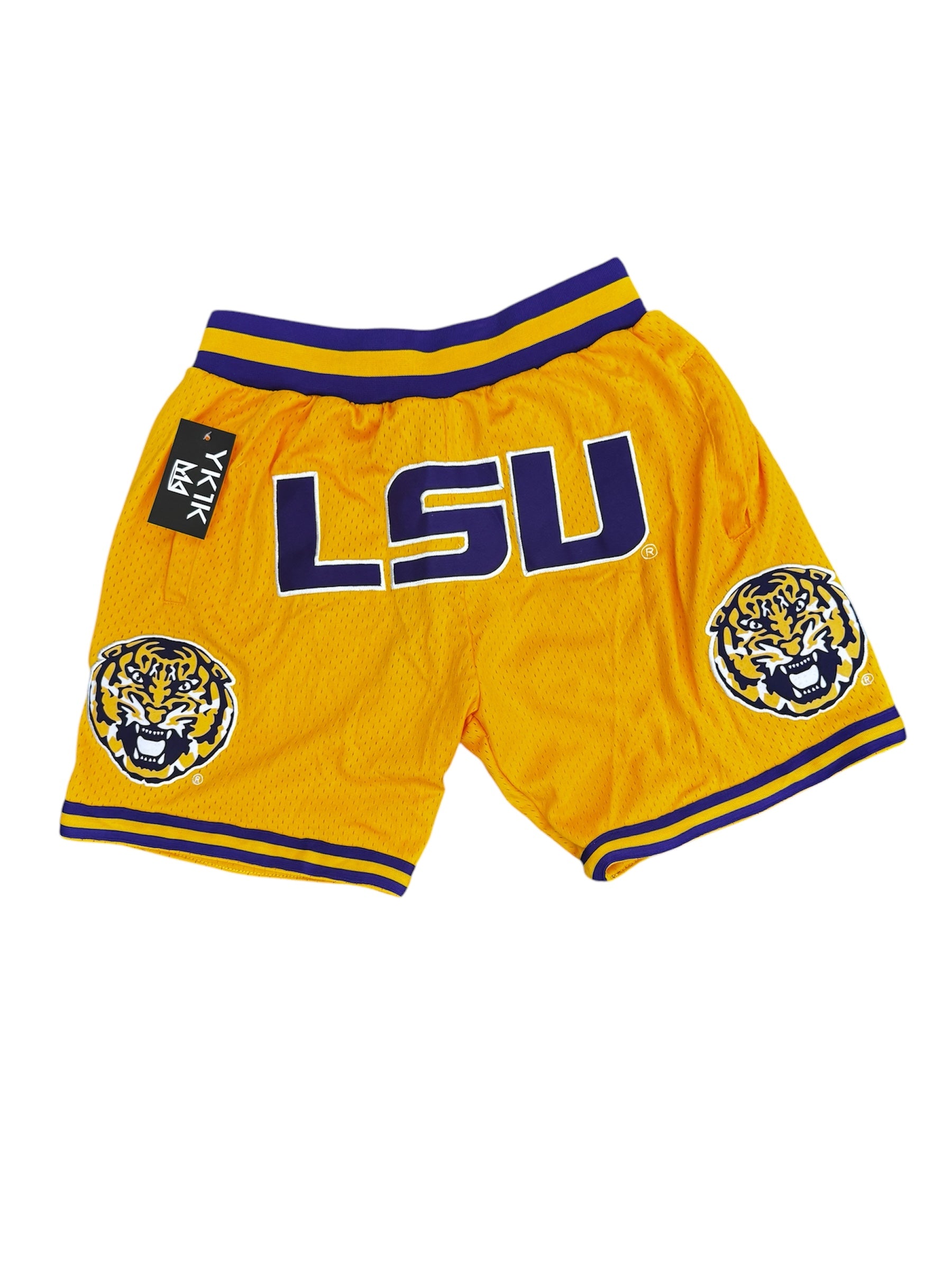 GOLD LSU BASKETBALL SHORTS