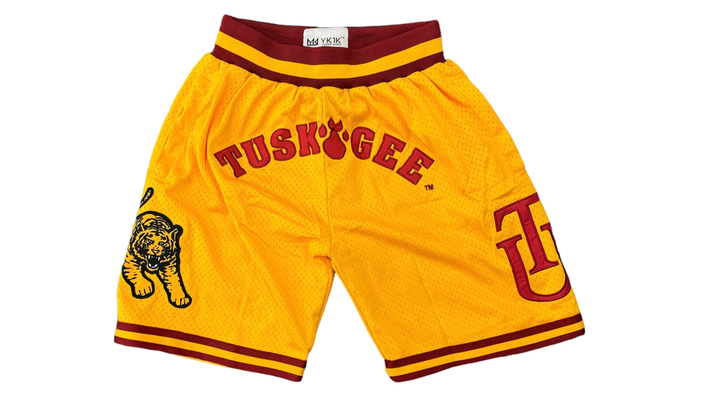 Tuskegee University Basketball Shorts 2.0 Gold