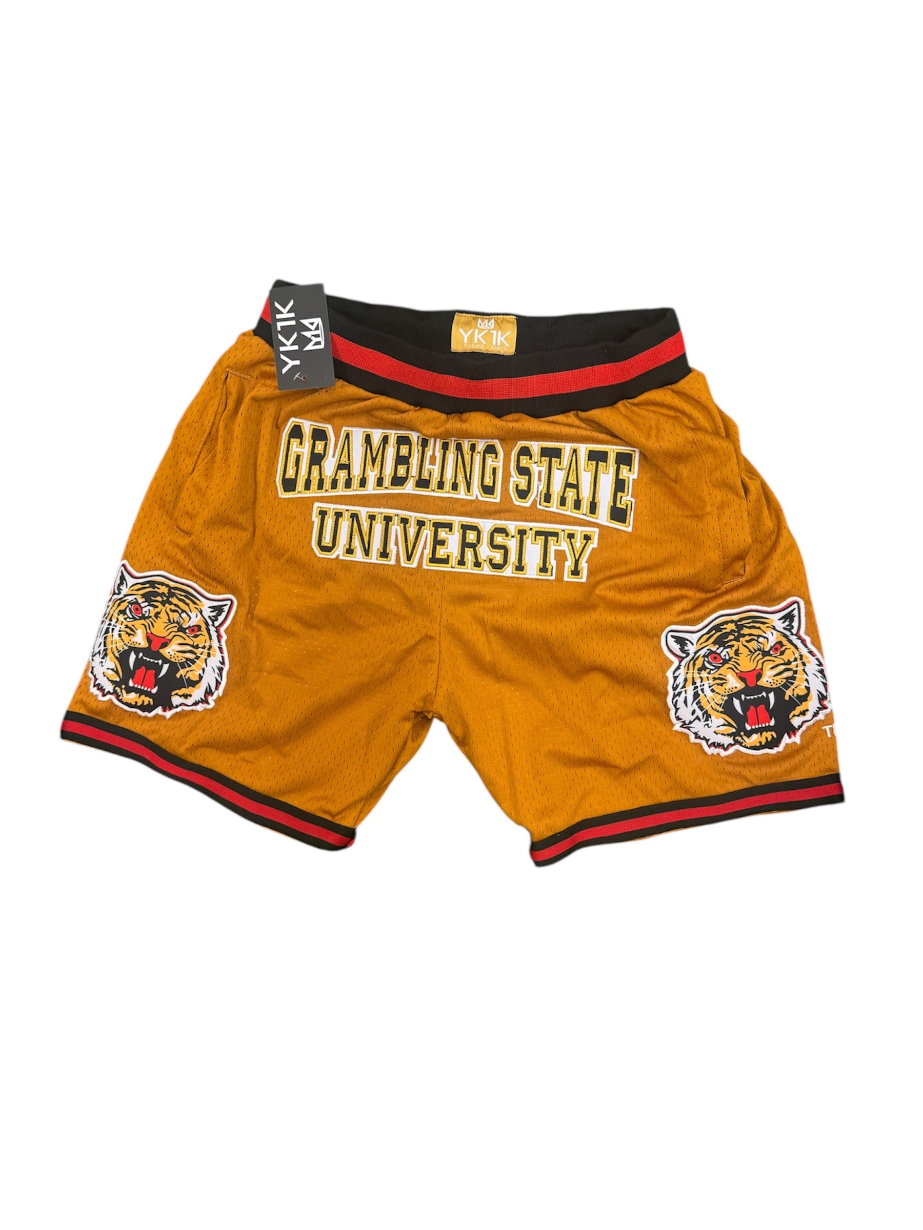 GRAMBLING STATE UNIVERSITY Basketball Shorts Gold