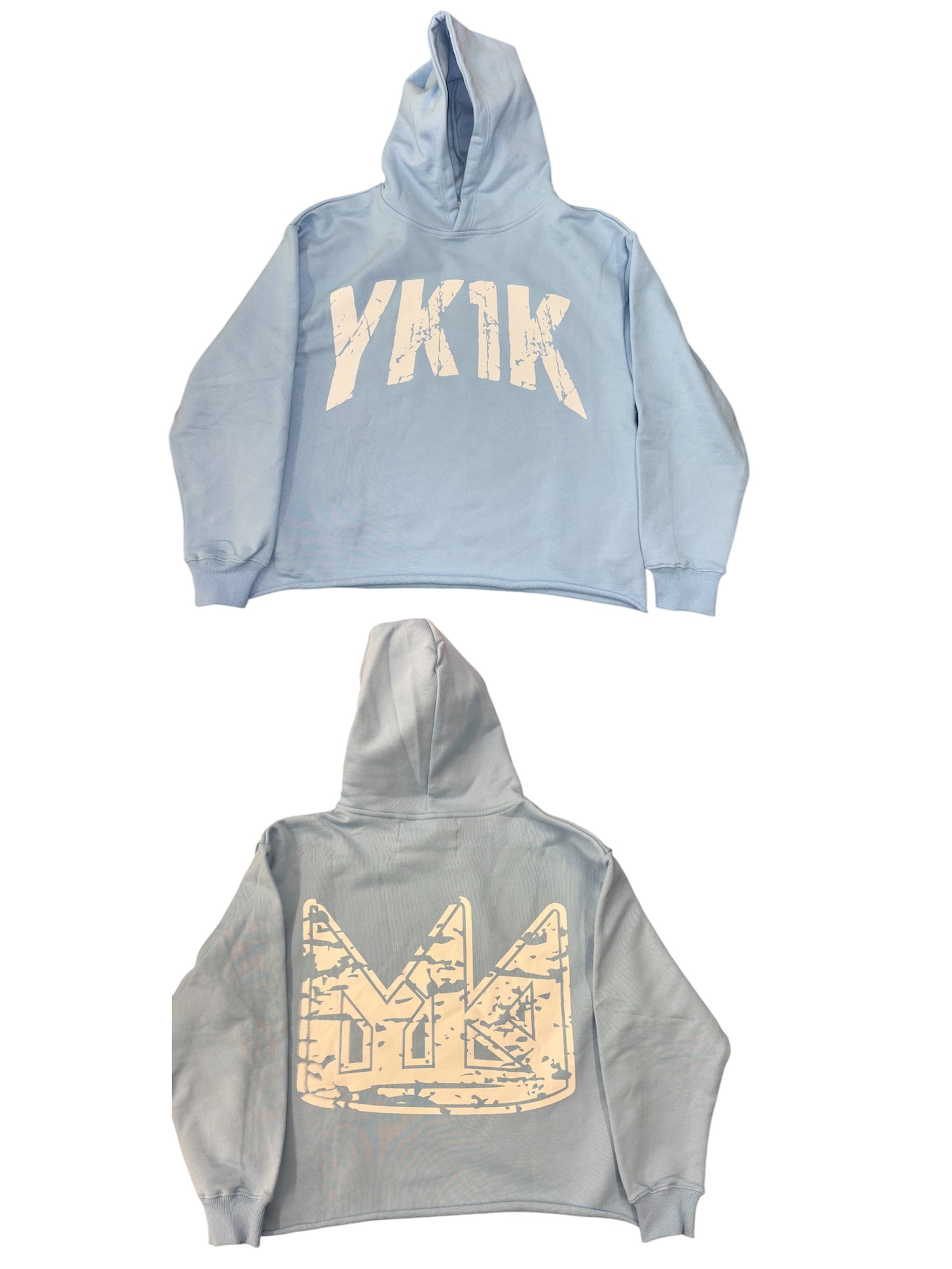 BABY BLUE CEMENT HOODIE