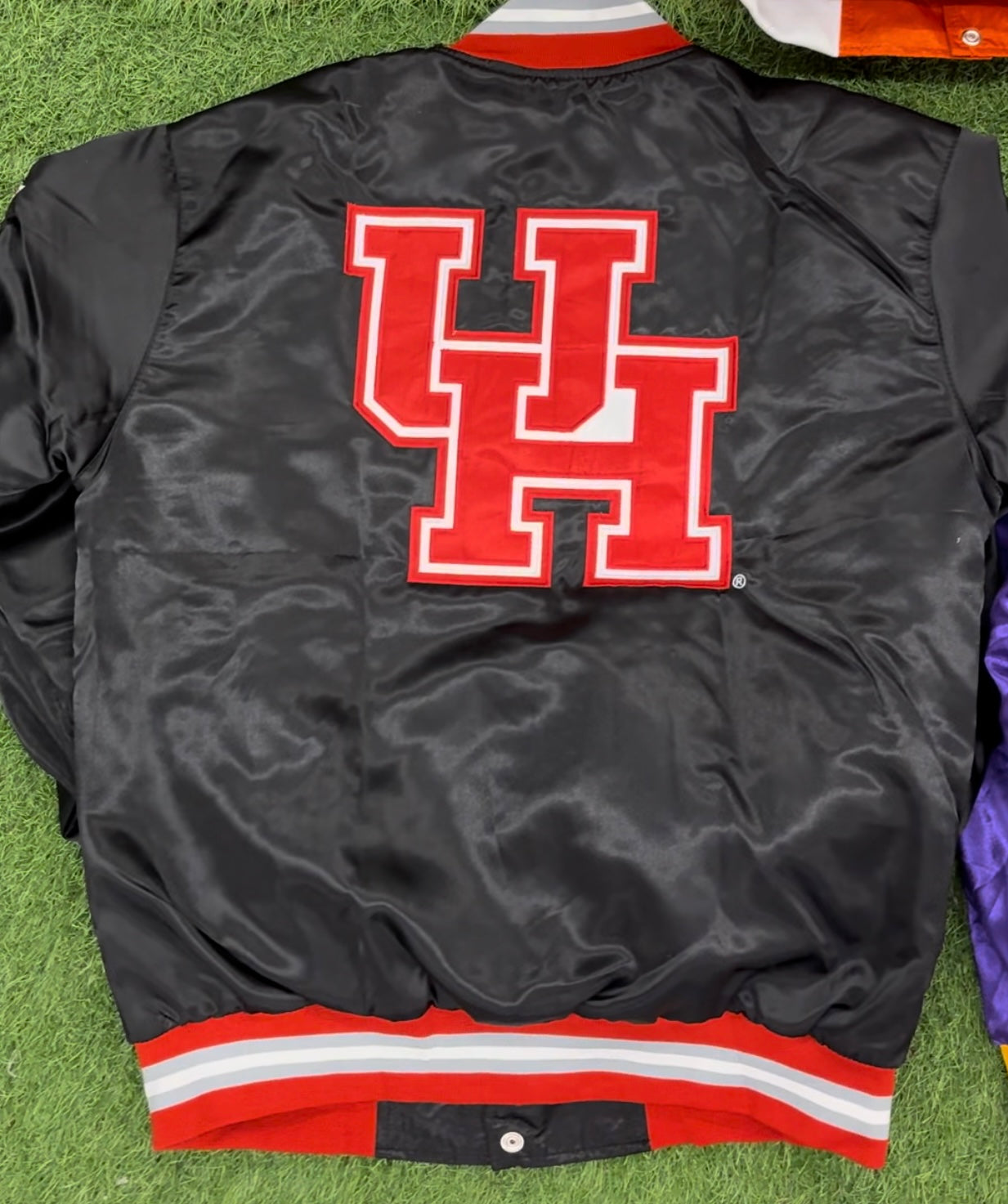 UNIVERSITY OF HOUSTON YK1K SATIN VARSITY JACKET PRE-ORDER