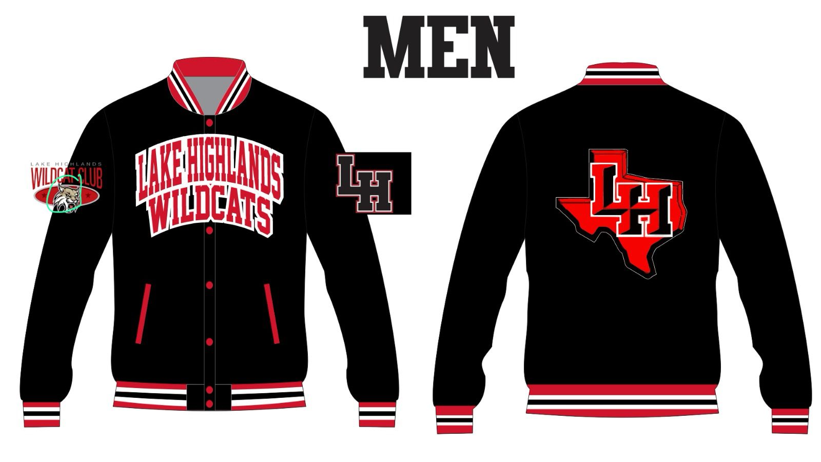 LAKE HIGHLANDS YK1K SATIN VARSITY JACKET PRE-ORDER