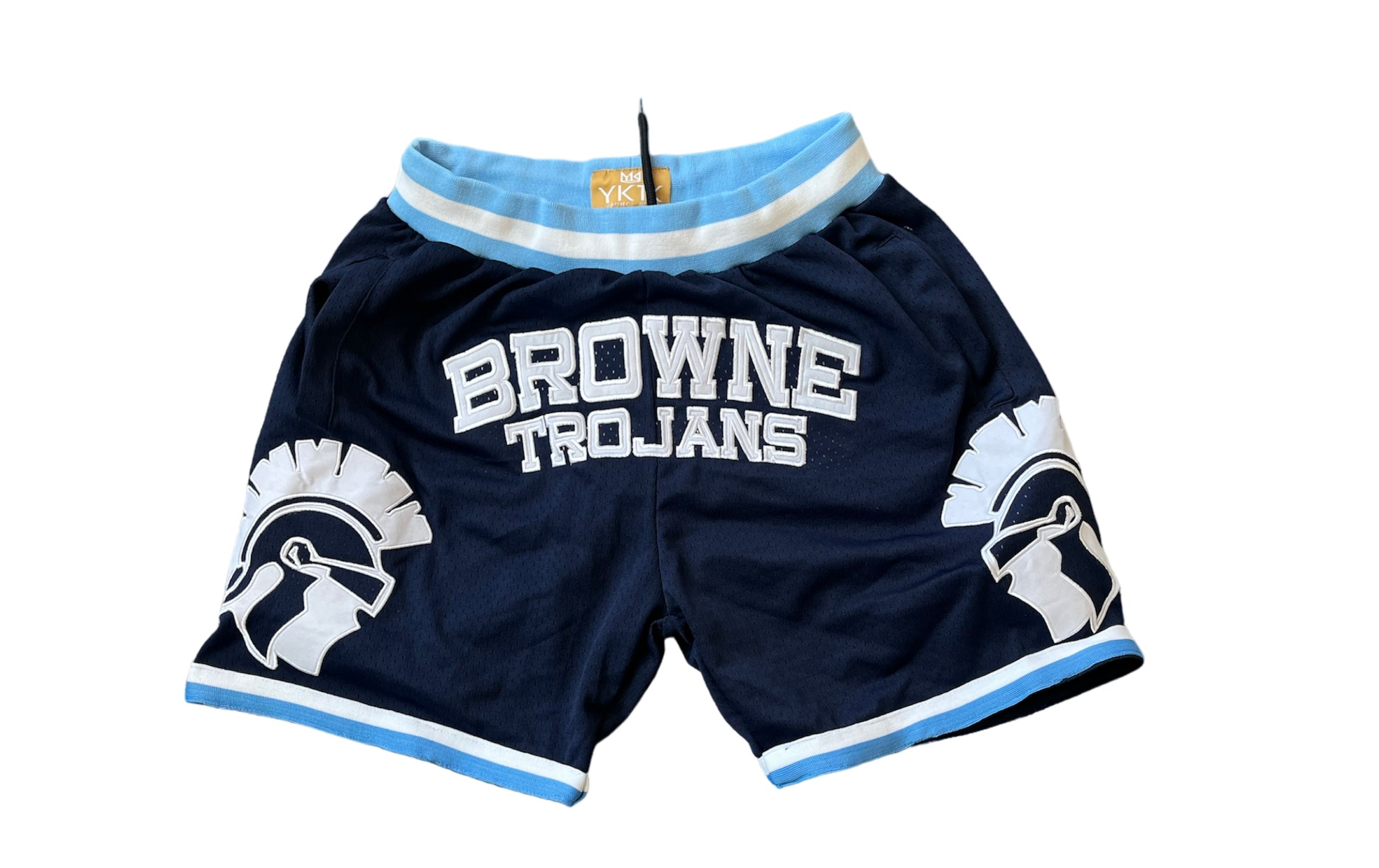 BROWNE TROJANS BASKETBALL SHORTS NAVY BLUE