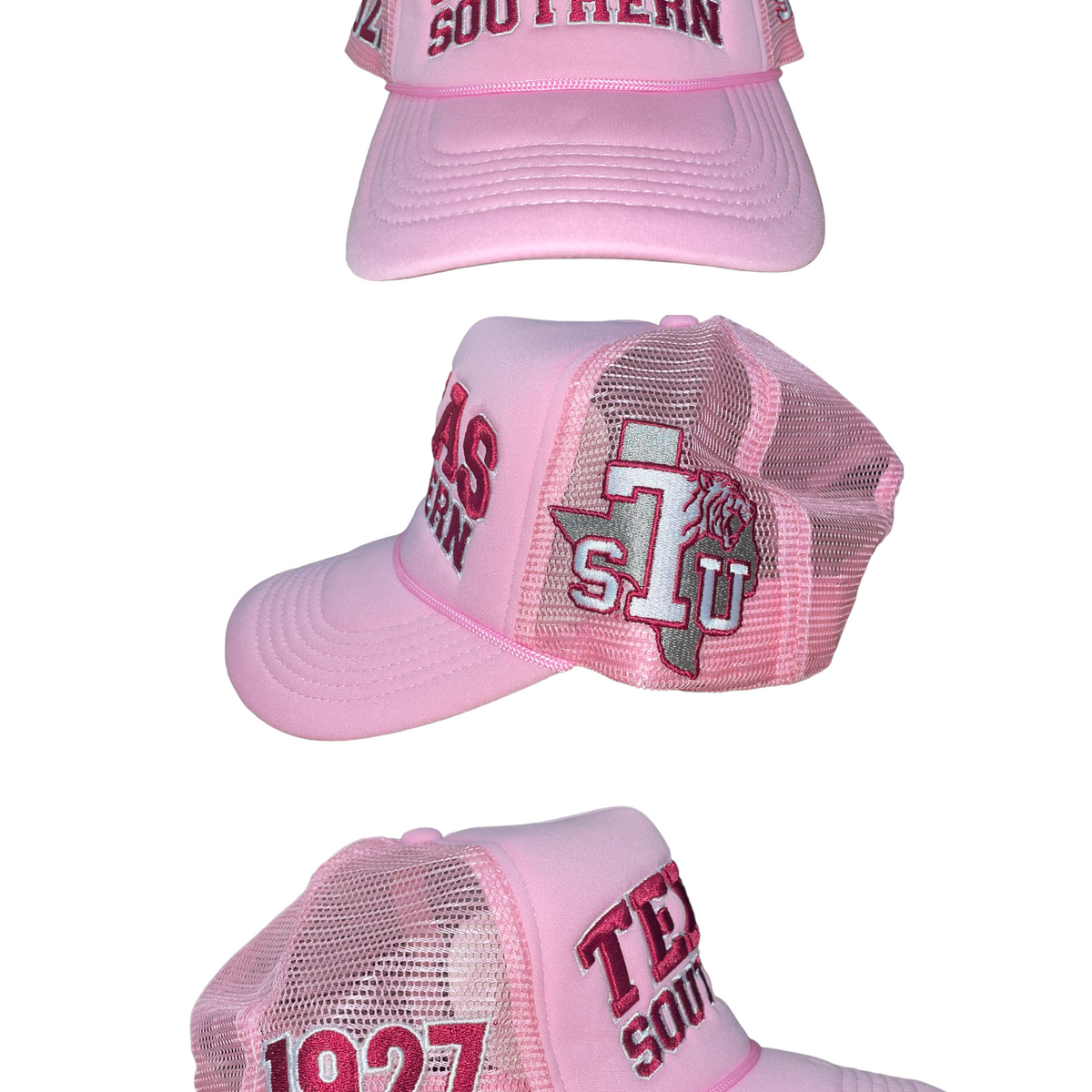 Two Tone Trucker Hats - Pink Blank Trucker Cap – Bewild